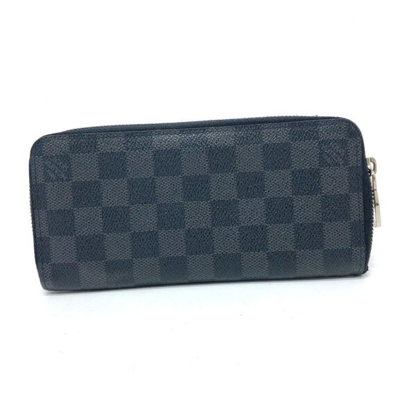 LOUIS VUITTON N63095 Zippy Wallet-Vertical Long Wallet Black/SilverHardware - Picture 2 of 16